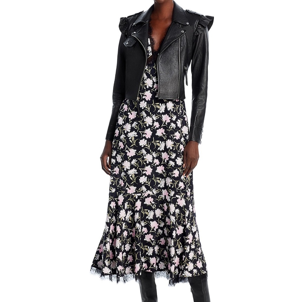 Love shack fancy Floral lace dress Maxi size 6